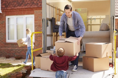 Professional packing services in Hatton with boxes and wrapping materials