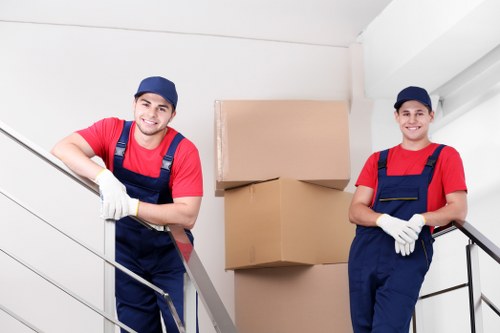 Fragile household items securely wrapped for a safe move in Hatton