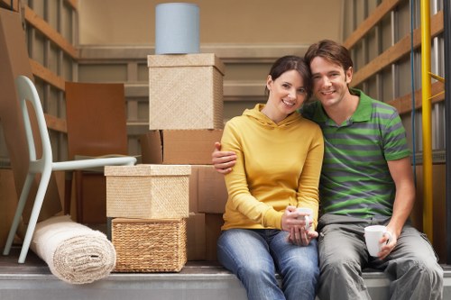 Professional movers loading furniture for a Hatton relocation