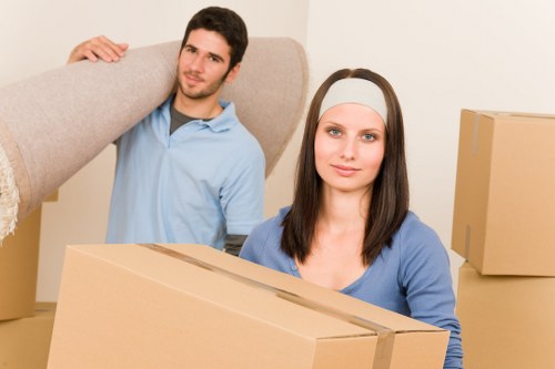 Labelling and packing equipment for an office move