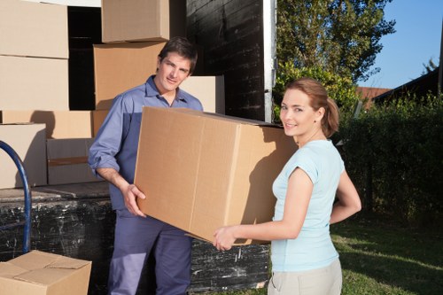 Business stock and equipment stored temporarily in Hatton